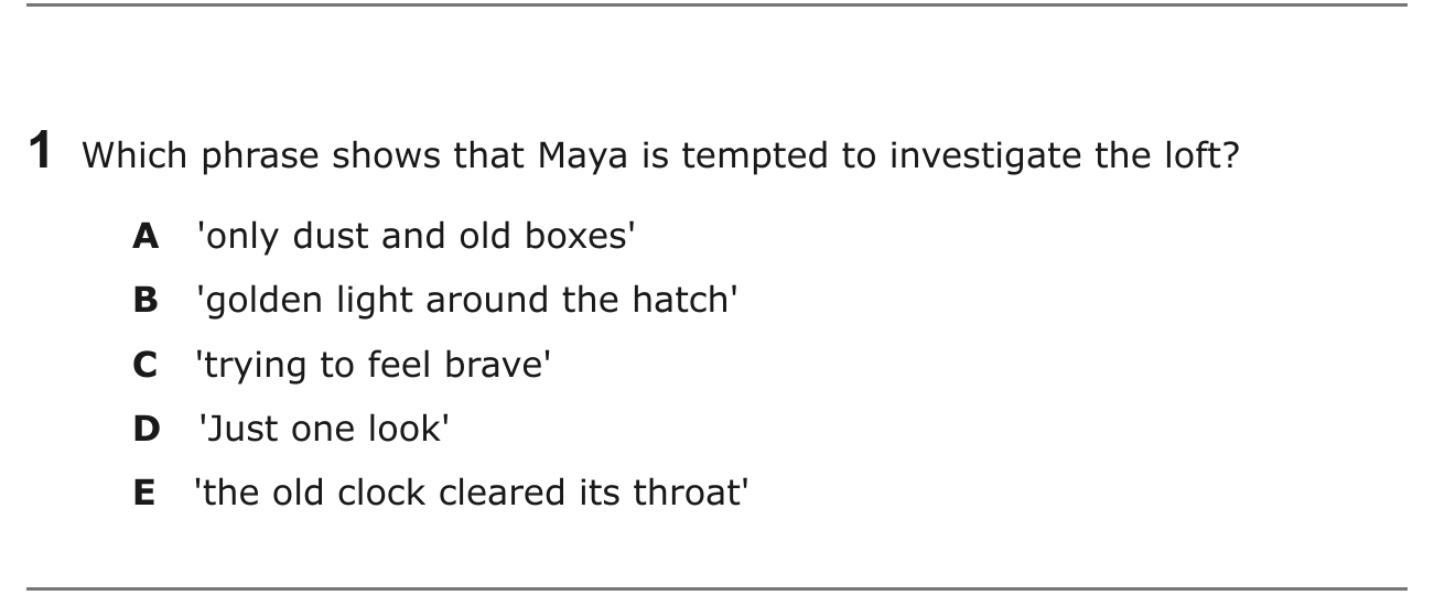 Year 5 English Q01