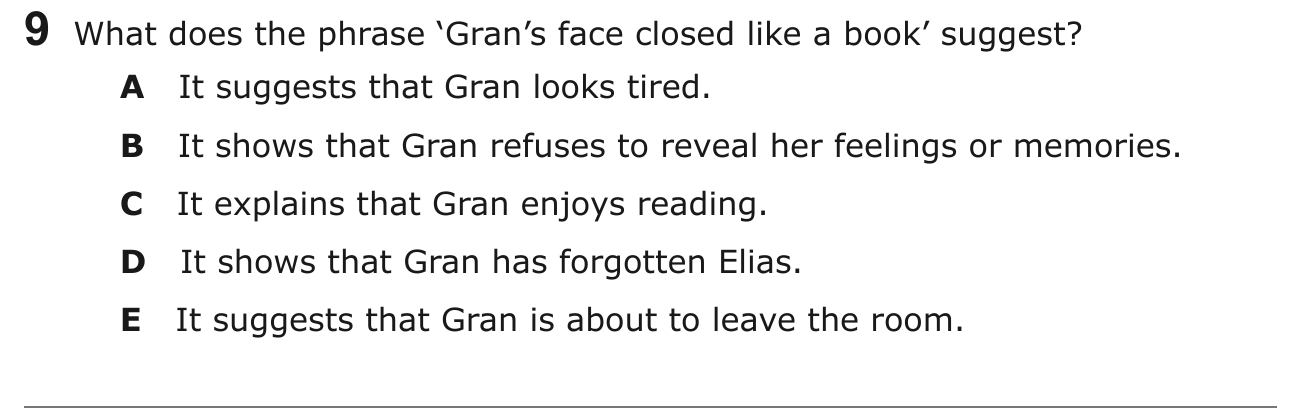 Year 5 English Q09