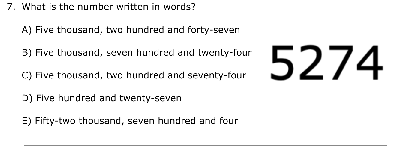 Year 5 Maths Q07