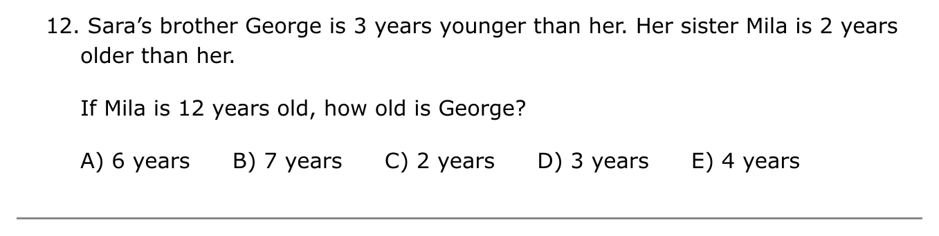 Year 5 Maths Q12