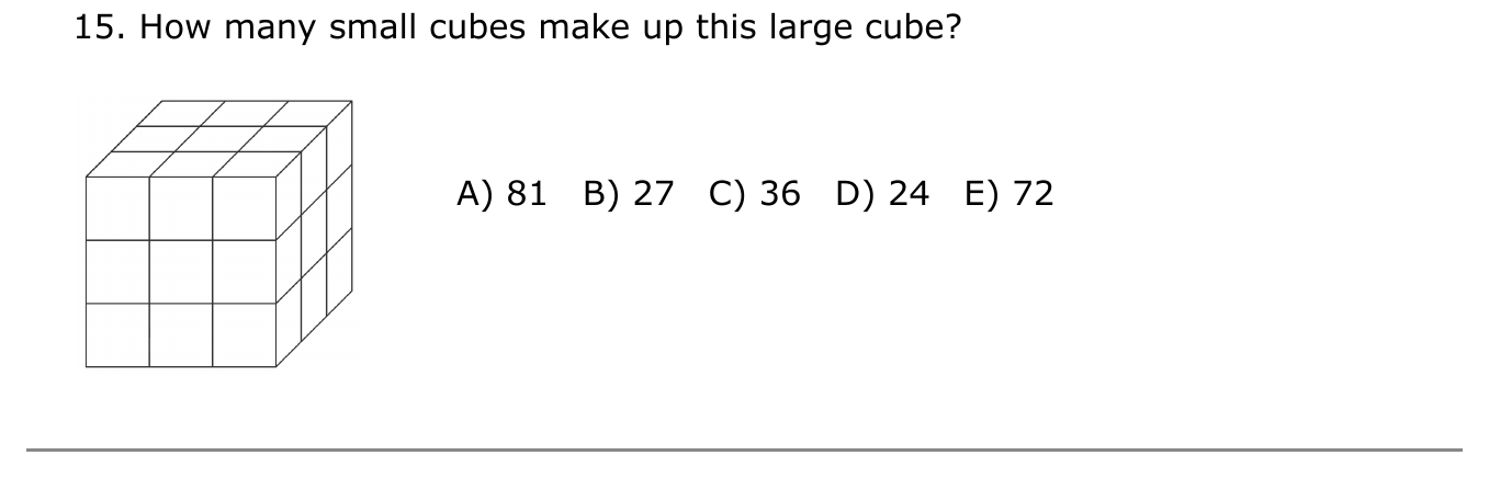 Year 5 Maths Q15