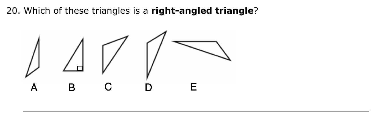 Year 5 Maths Q20