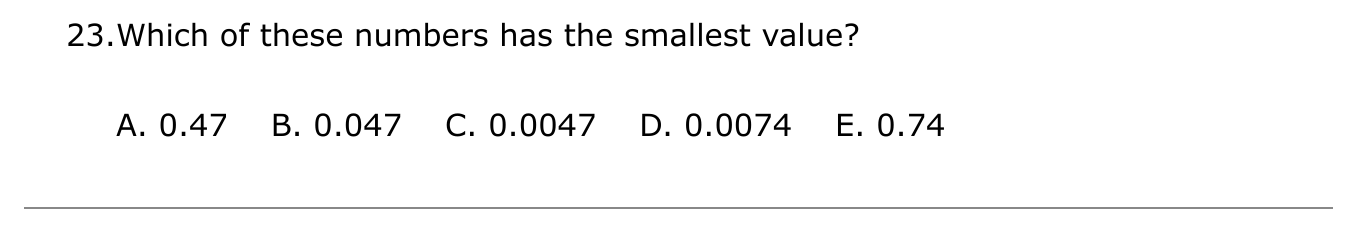 Year 5 Maths Q23