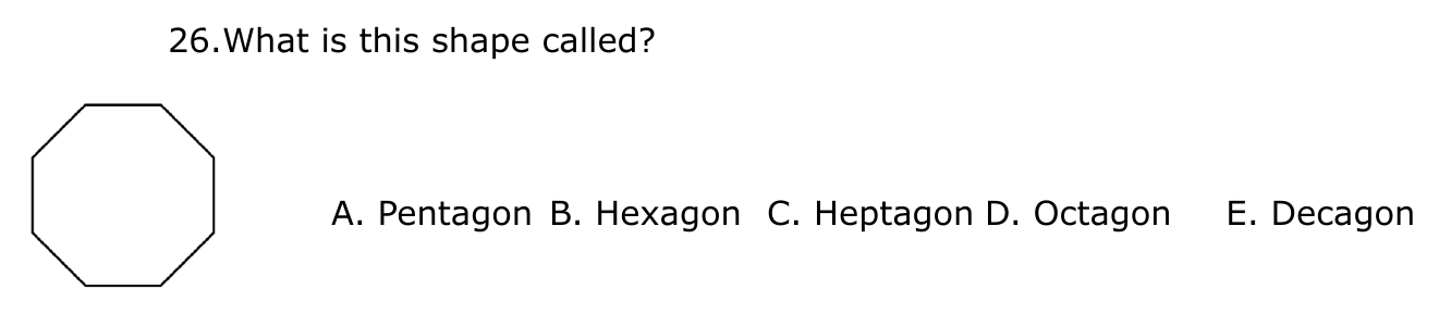 Year 5 Maths Q26